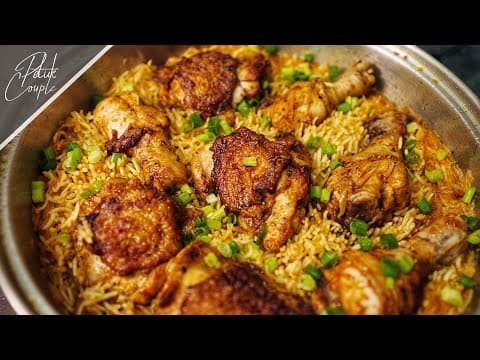🔥 বিরিয়ানি বা পোলাও না - অন্যরকম মজার চিকেন দিয়ে রাইস রেসিপি! || One Pan Chicken & Rice Recipe 😋